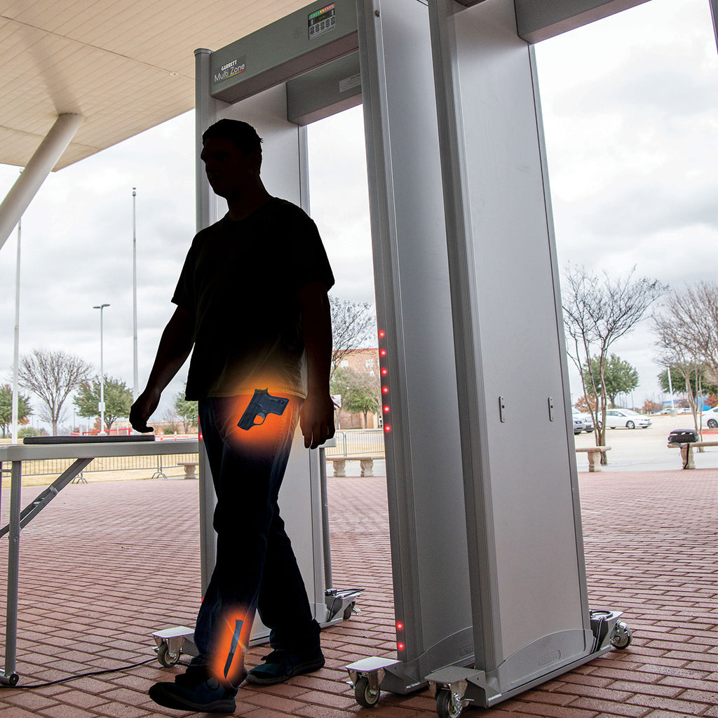 Multi-Zone Walk-Through Metal Detector
