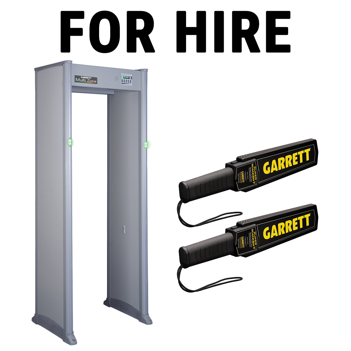 Walk-Through Metal Detector Hire: Short & Long Term