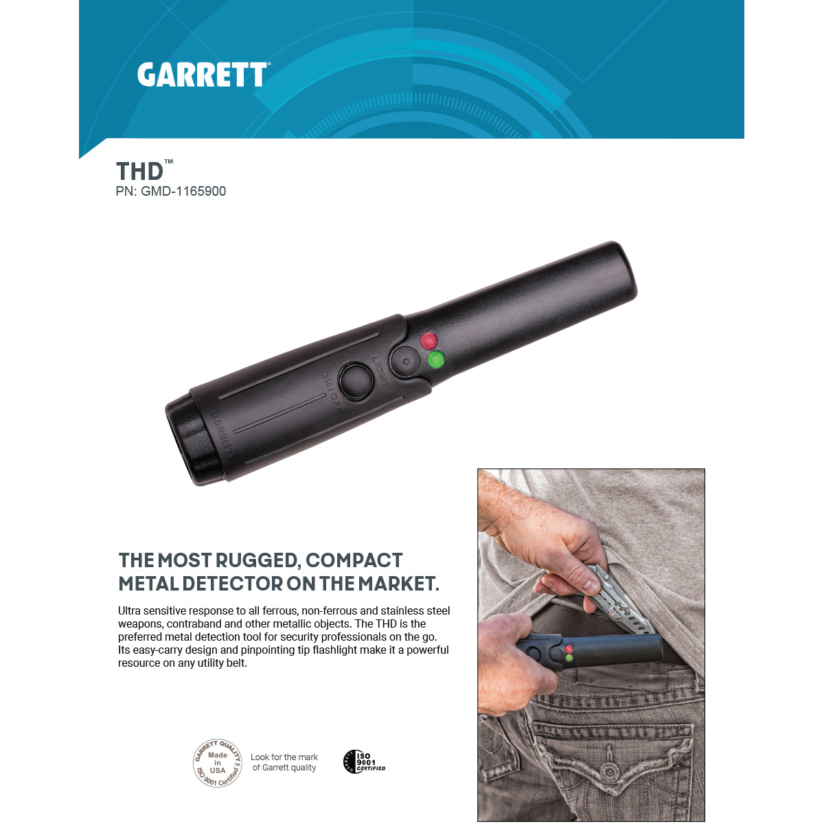 THD® Tactical Hand-Held Detector