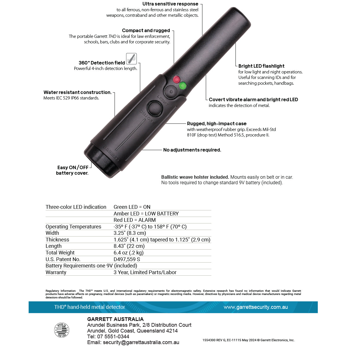 THD® Tactical Hand-Held Detector
