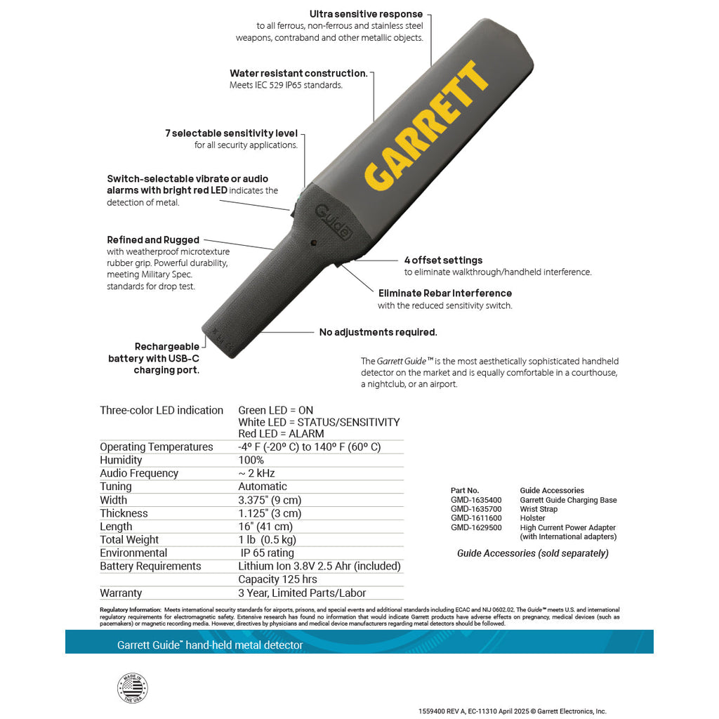 Garrett Guide™