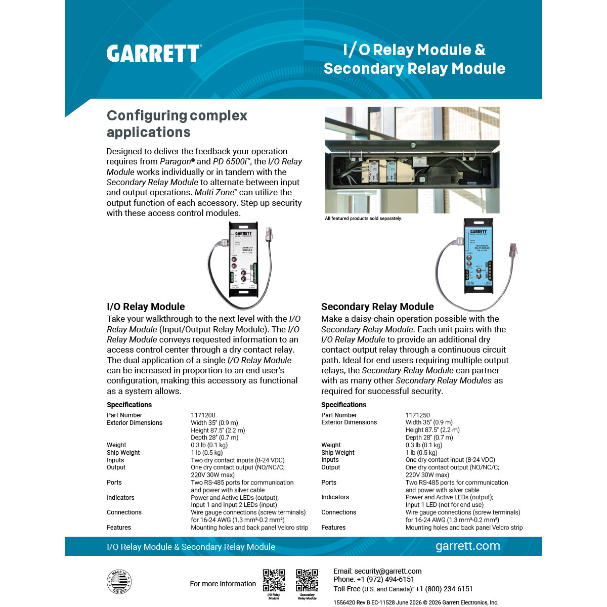 Garrett I/O Relay Module