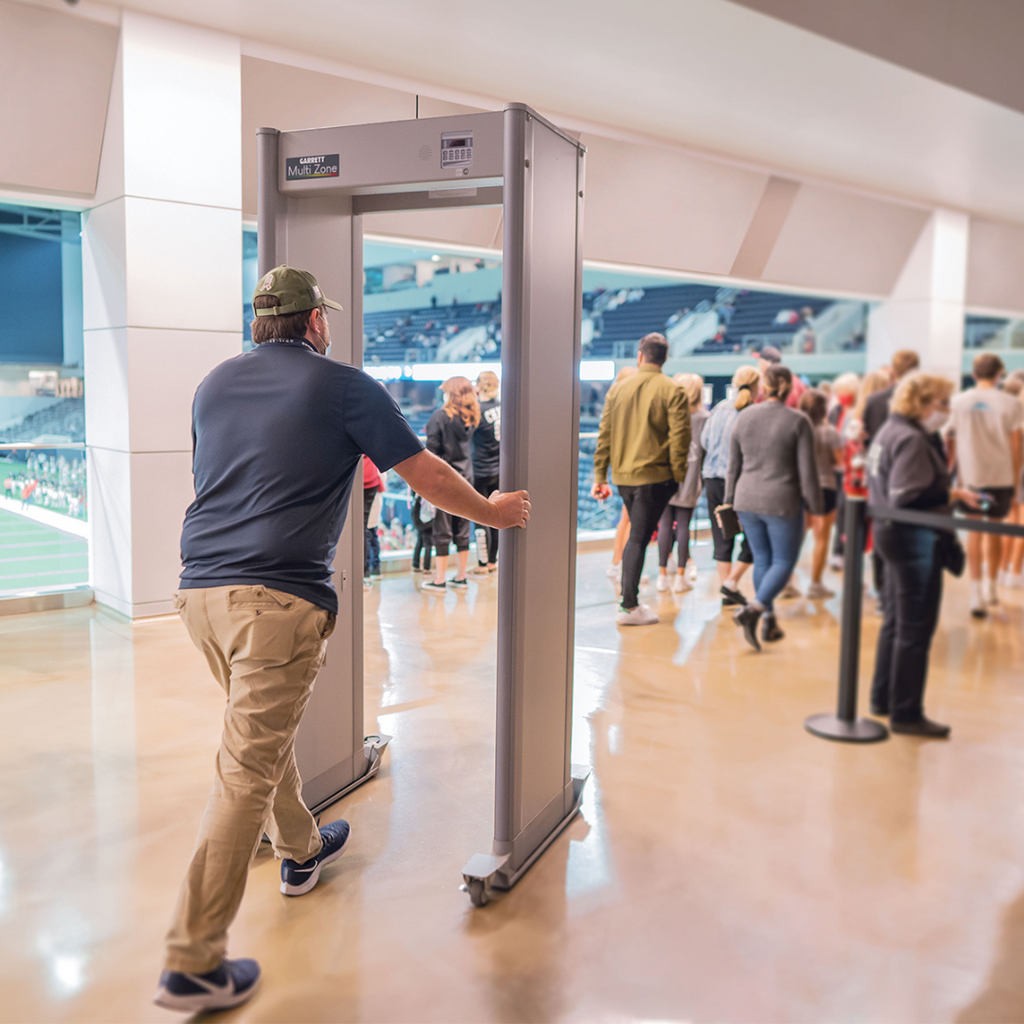 Multi-Zone Walk-Through Metal Detector