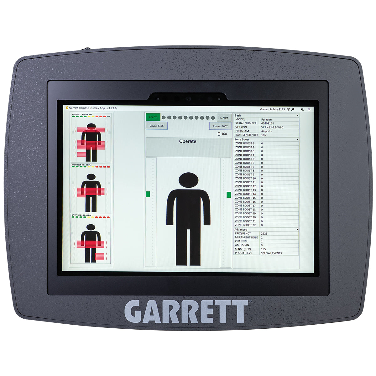 Garrett SecureFlow Kiosk