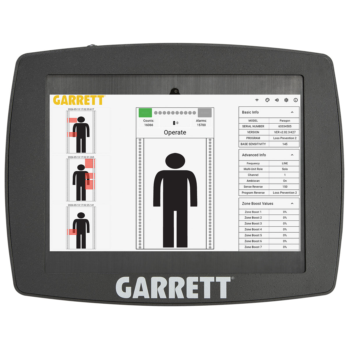 Garrett SecureFlow Kiosk